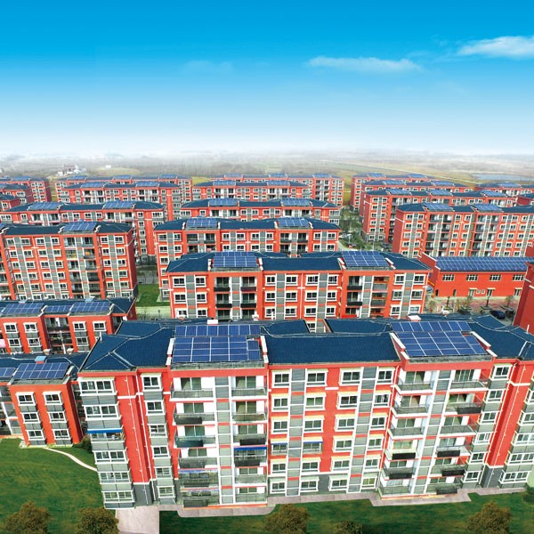 城鎮(zhèn)小區(qū)居民樓屋頂光伏解決方案